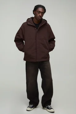 Cagoule À Casynthétiqueche En Nylon Froissé Coupe Regular