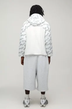 boohooMAN Cagoule À Casynthétiqueche Oversize Ample Avec Imprimé Réfléchissant<Homme Manteaux Et Vestes
