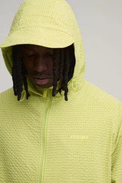 Cagoule À Casynthétiqueche Oversize Boxy À Carreaux Avec Toggles