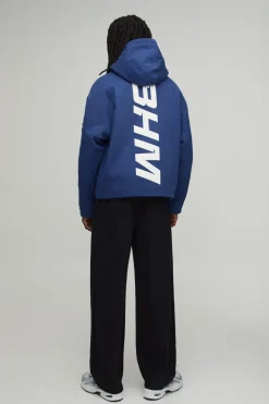 Cagoule À Casynthétiqueche Pointue En Sergé Twill Avec Appliqué Man Oversize