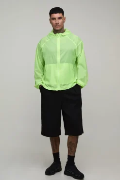 Cagoule Haute Surdimensionnée À Casynthétiqueche Avec Fermeture À Bascule Et Détails Phosphorescents
