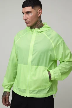 Cagoule Haute Surdimensionnée À Casynthétiqueche Avec Fermeture À Bascule Et Détails Phosphorescents