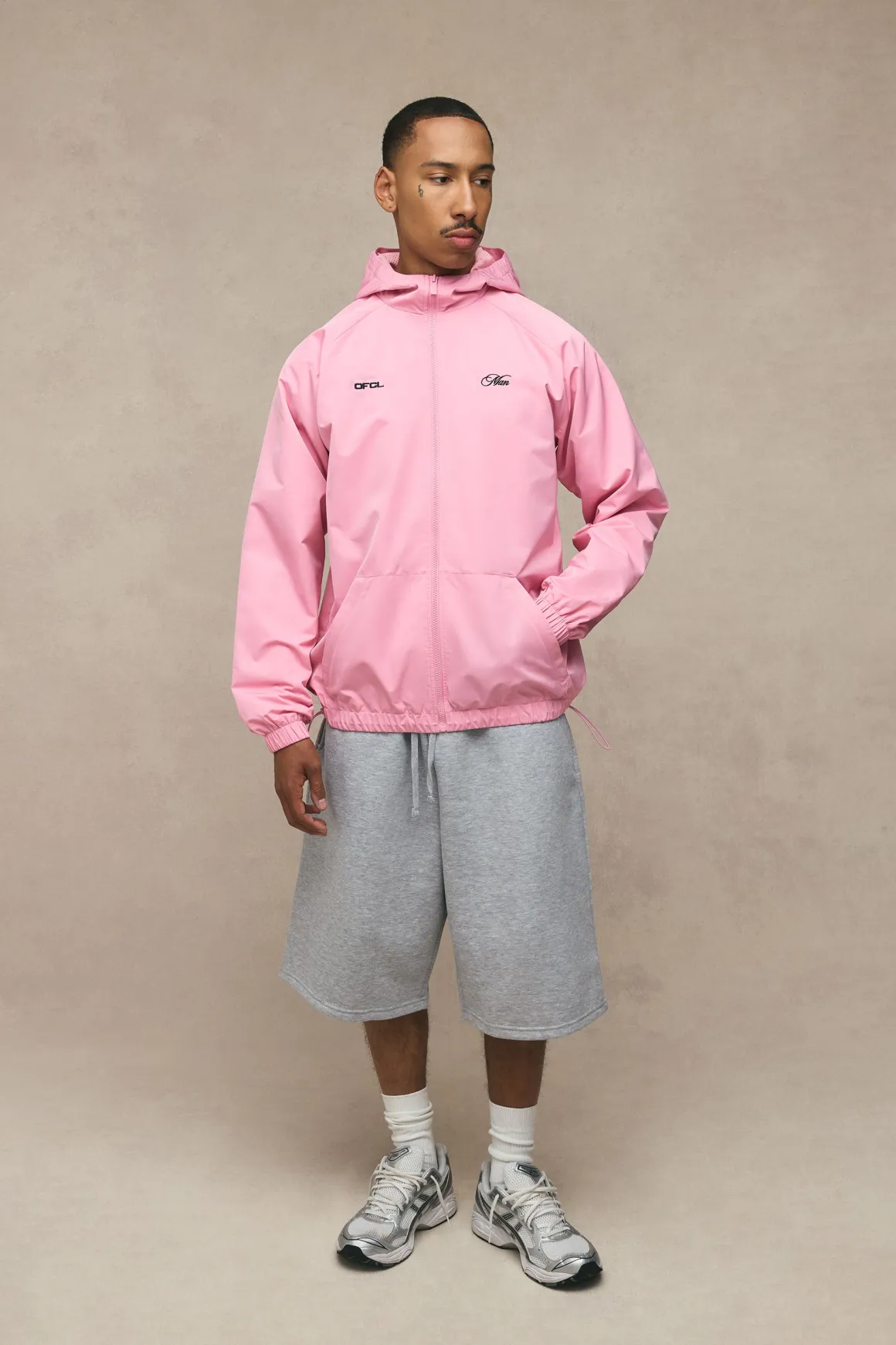 Cagoule Homme Coupe Regular Avec Logo