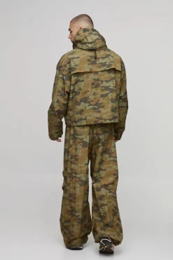 Cagoule Sport Oversize Ample Camouflage Ripstop