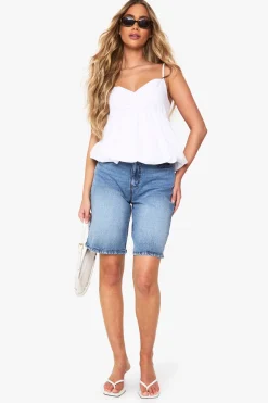 Cami en popeline Puffball