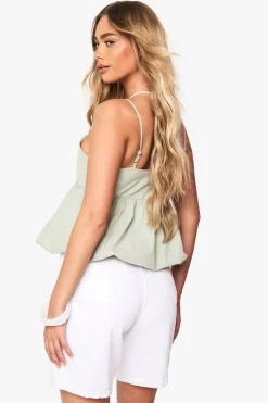 Cami en popeline Puffball