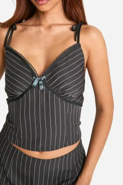 boohoo Camisole à fines rayures<Femme Tops