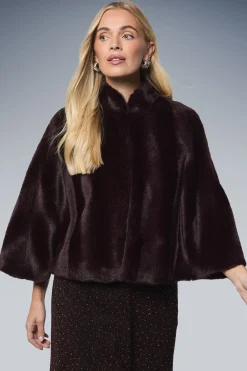 Wallis Cape Courte en synthétique Petite Taille<Femme Vestes & Manteaux