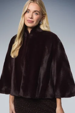 Wallis Cape Courte en synthétique Petite Taille<Femme Vestes & Manteaux
