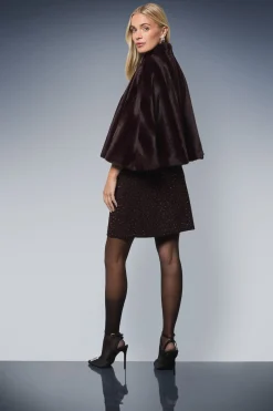 Wallis Cape Courte en synthétique Petite Taille<Femme Vestes & Manteaux