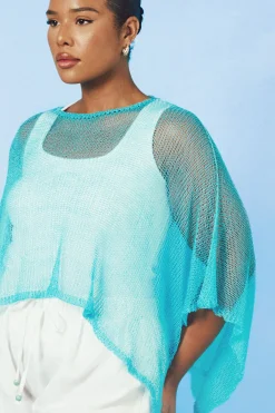 boohoo Cape En Crochet Ajouré Léger Grande Taille<Femme Tenues De Plage