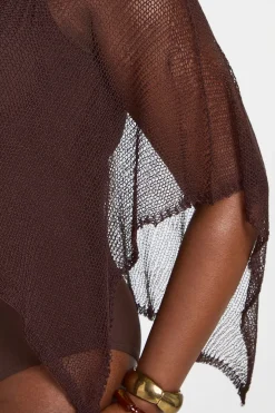 Cape En Crochet Léger Grande Taille