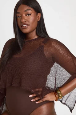 Cape En Crochet Léger Grande Taille
