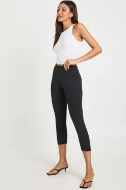 boohoo Capri Cotton Touch<Femme Pantalons|Leggings