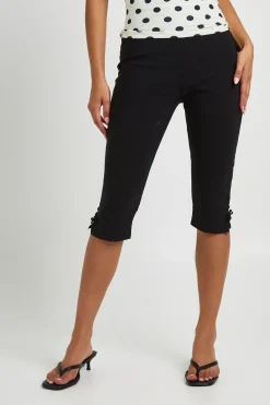 boohoo Capri 3/4 En Bengaline Avec Fermeture Brandebourg Décorative<Femme Pantalons|Leggings