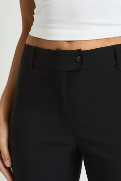 boohoo Capri En Bengaline Avec Ourlet Fendu<Femme Pantalons|Leggings