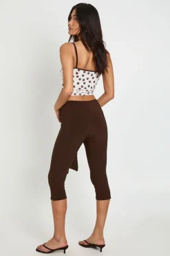 Capri Fluide Double Épaisseur Avec Ceinture Nouée À La Taille