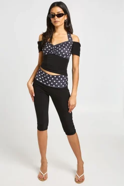 Capri Slinky À Ceinture À Pois