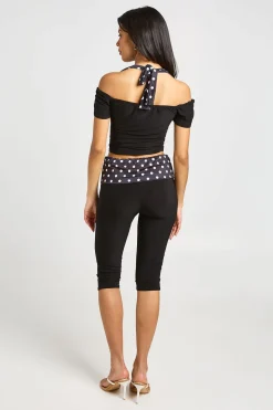 Capri Slinky À Ceinture À Pois
