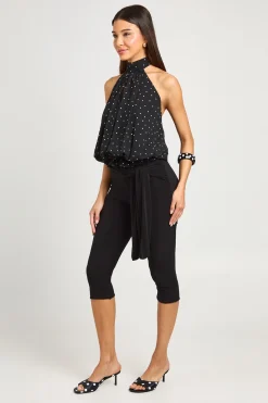 Capri Slinky Double Épaisseur à Taille Nouée