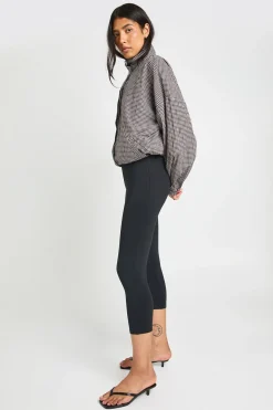 Capri Taille Mi-haute Toucher Coton Pour Grandes Tailles