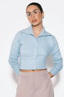 boohoo Cardigan boutonné en maille brossée supersoft<Femme Tailleurs|Pulls Et Gilets