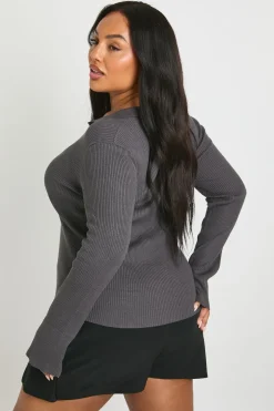 Cardigan boutonné Plus