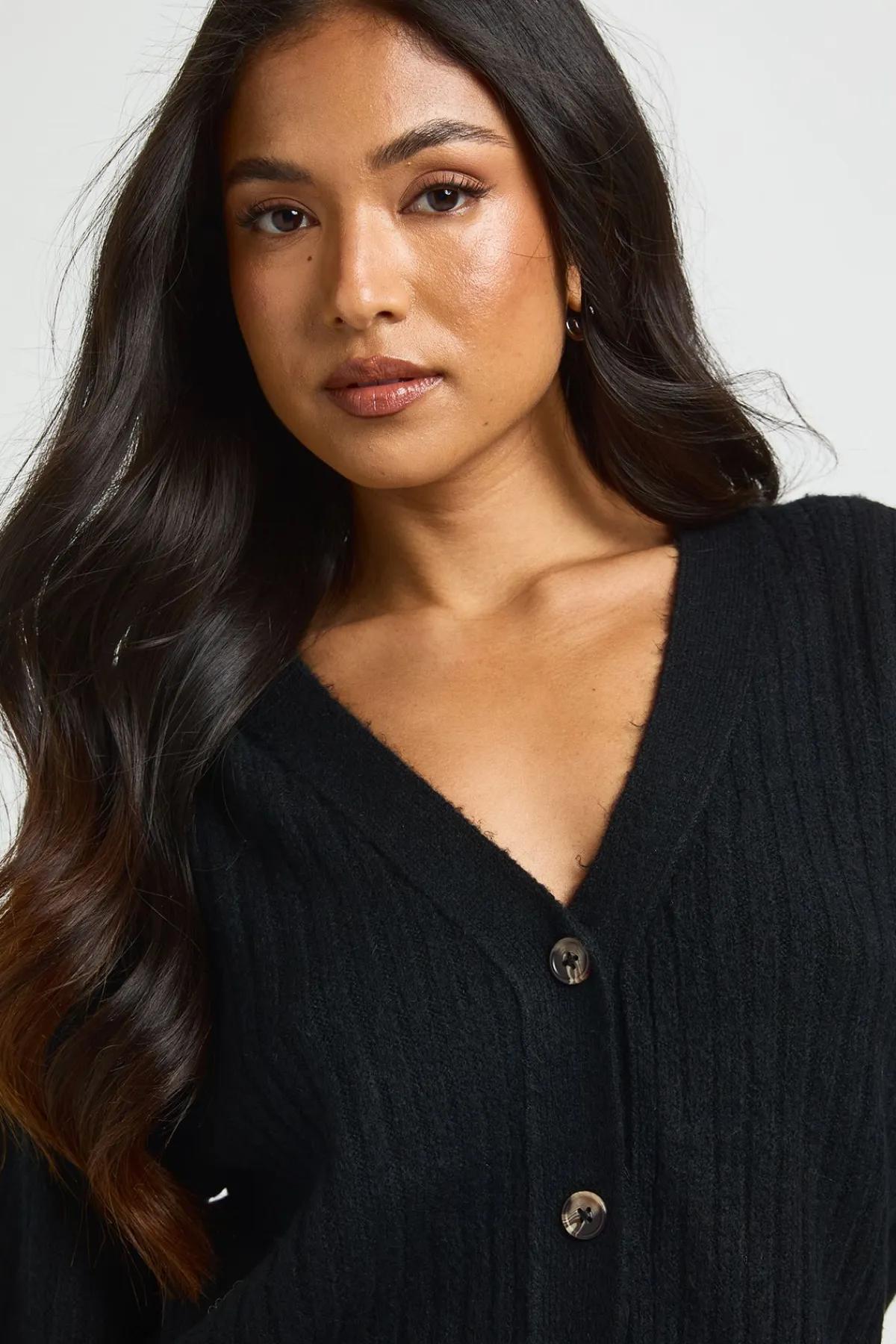 boohoo Cardigan Boyfriend Côtelé Petite<Femme Pulls Et Gilets|Toutes Les Mailles