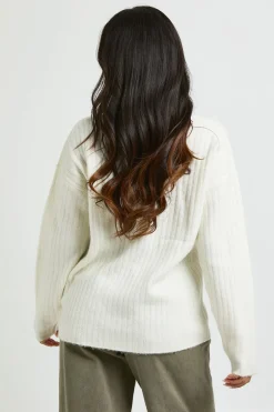Cardigan Boyfriend Petite En Maille Côtelée