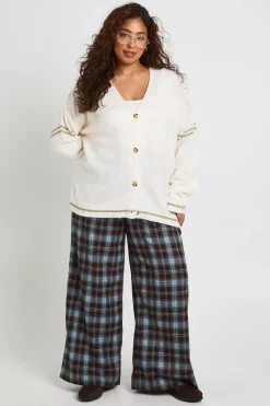 Cardigan Boyfriend Surdimensionné En Maille Grande Taille