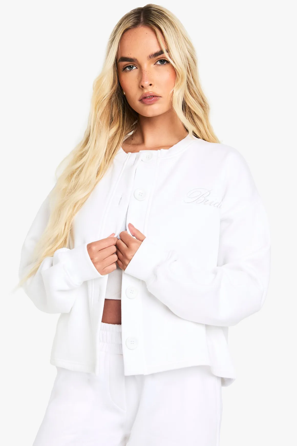 Cardigan brodé "Bride"