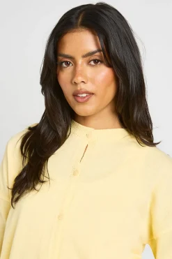 Cardigan Col Rond Boutonné
