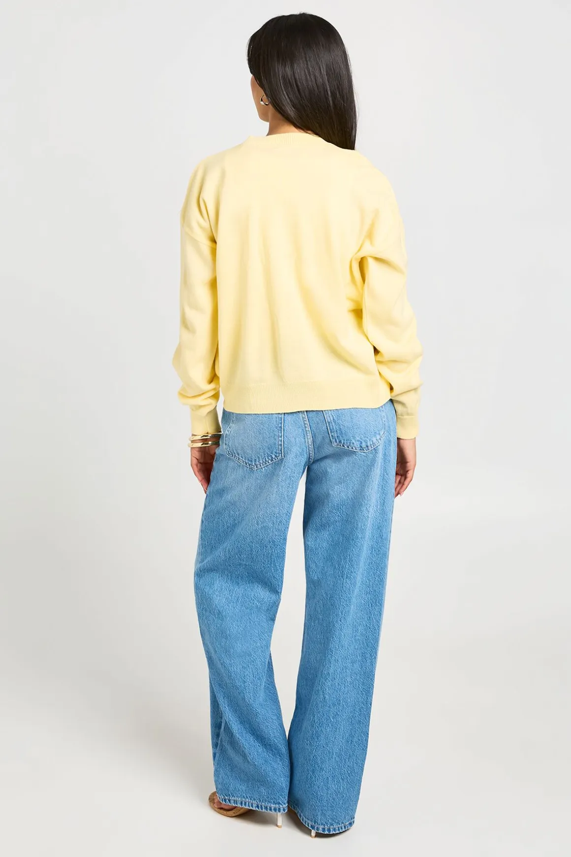 Cardigan Col Rond Boutonné