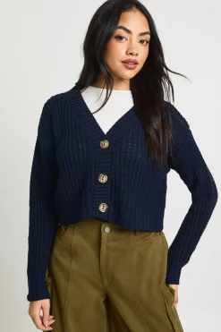 boohoo Cardigan court boutonné<Femme Pulls Et Gilets|Toutes Les Mailles