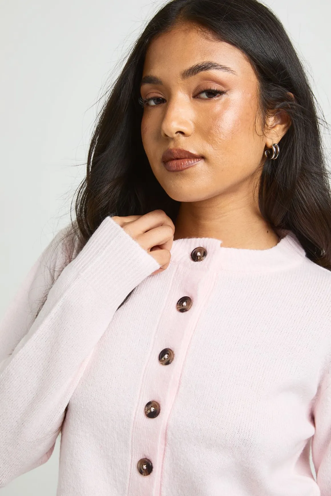 Cardigan Court Tricoté Petite Taille
