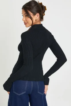 Cardigan Côtelé Texturé À Col