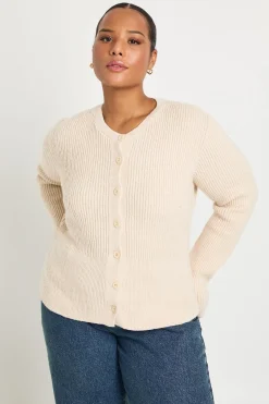 Cardigan doux boutonné extra ceinturé