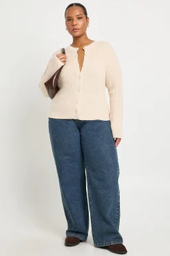 Cardigan doux boutonné extra ceinturé