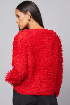 Cardigan à Détails Bouclés