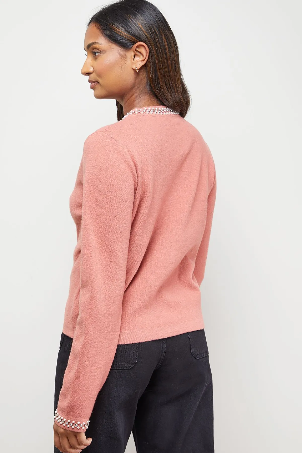 Oasis Cardigan à Détails Nacrés<Femme Pulls Et Gilets|Toutes Les Mailles