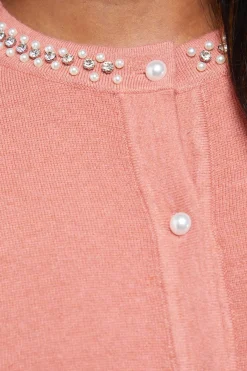 Oasis Cardigan à Détails Nacrés<Femme Pulls Et Gilets|Toutes Les Mailles