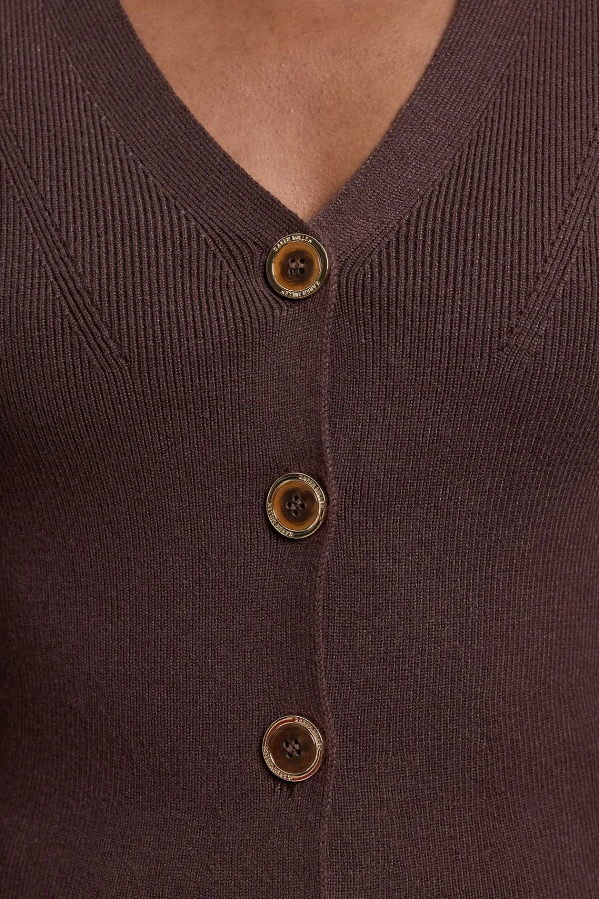 KarenMillen Cardigan En Maille Aspect Laine À Manches Arrondies Volumineuses<Femme Pulls Et Gilets|Toutes Les Mailles