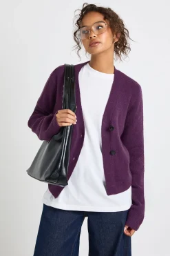 boohoo Cardigan en maille asymétrique<Femme Pulls Et Gilets|Toutes Les Mailles