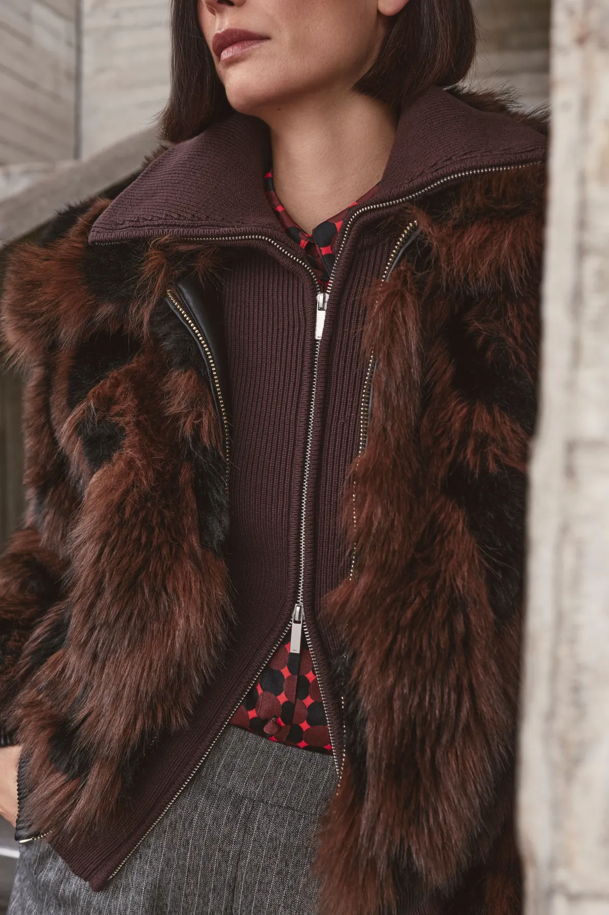 KarenMillen Cardigan en Maille de Coton à Col Zippé<Femme Pulls Et Gilets|Toutes Les Mailles
