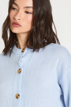 boohoo Cardigan En Maille Douce À Col Rond<Femme Pulls Et Gilets|Toutes Les Mailles