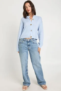 boohoo Cardigan En Maille Douce À Col Rond<Femme Pulls Et Gilets|Toutes Les Mailles