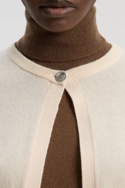 Cardigan en Maille Mélange Laine Cachemire