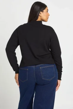 boohoo Cardigan En Maille Super Douce Col Montant Avec Boutonnage Intégral Plus<Femme Pulls Et Gilets|Toutes Les Mailles