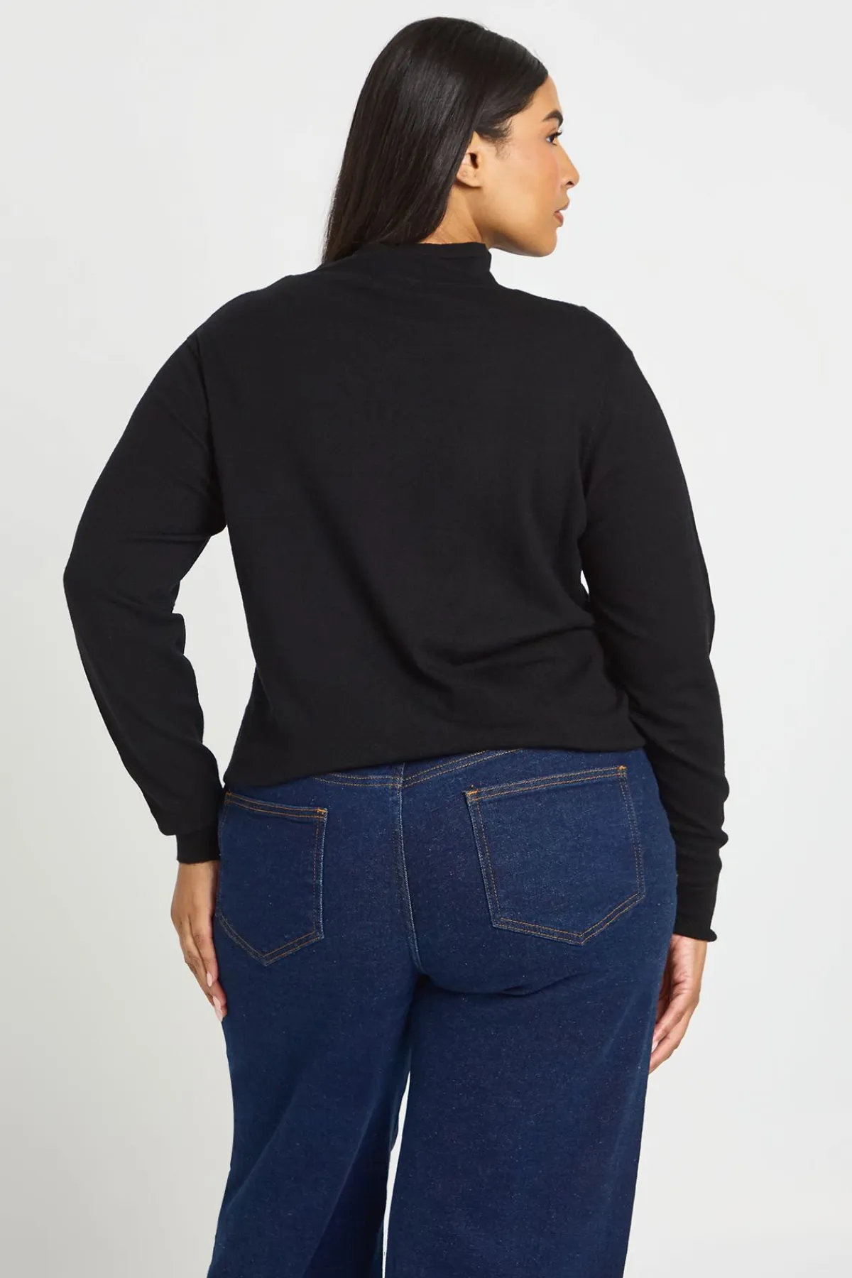 boohoo Cardigan En Maille Super Douce Col Montant Avec Boutonnage Intégral Plus<Femme Pulls Et Gilets|Toutes Les Mailles