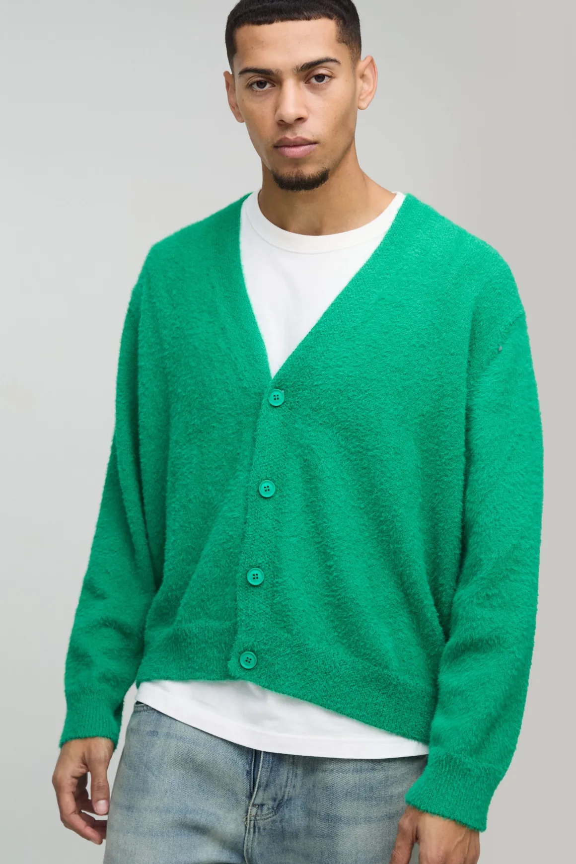 Cardigan en Tricot Moelleux Ample